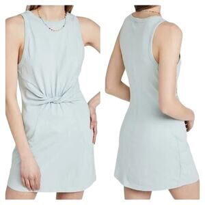 L*SPACE Seaview Mini Dress Sky Blue small Sleeveless Beach Coverup